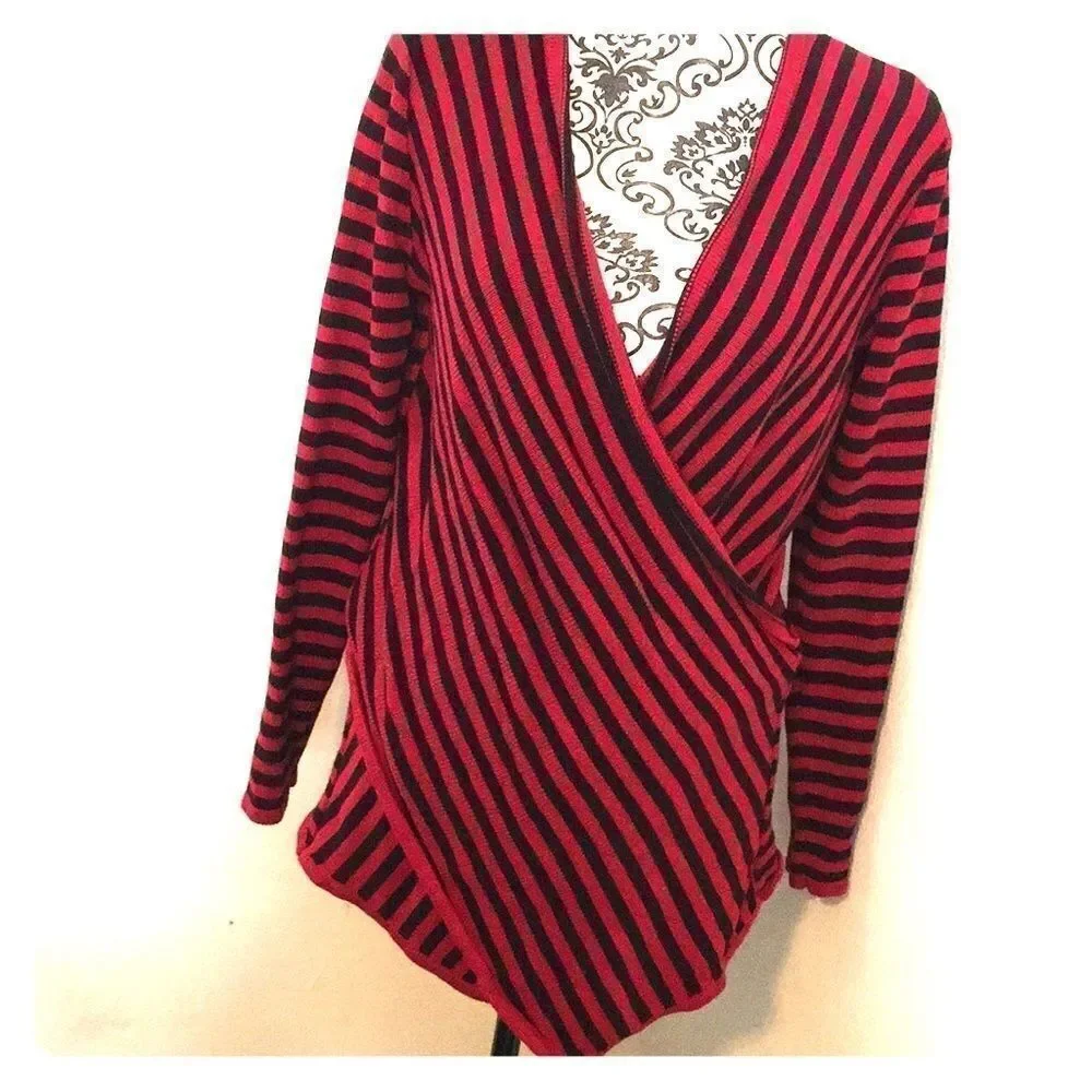 Rendition Wrap Sweater Size L?